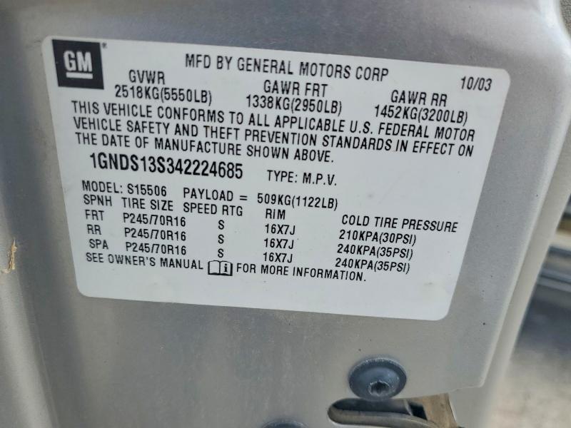 2004 Chevrolet Trailblazer ls