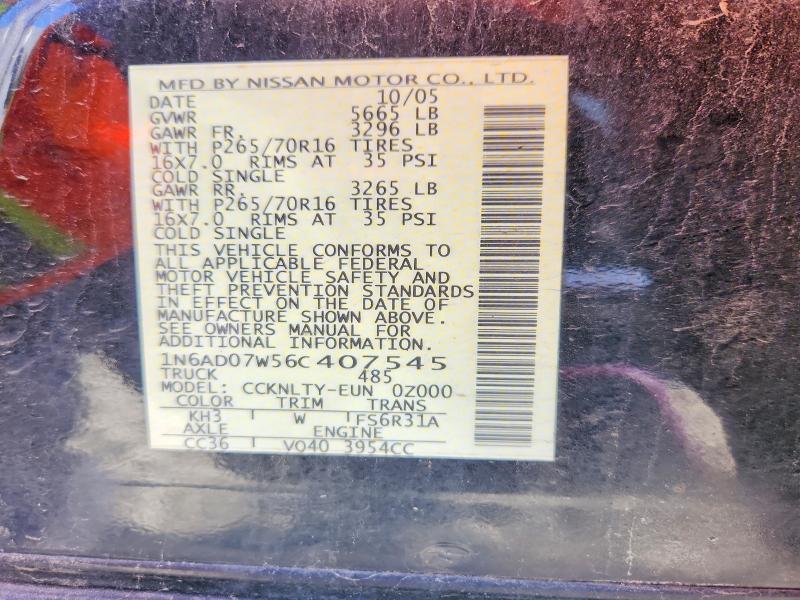 2006 Nissan Frontier SE