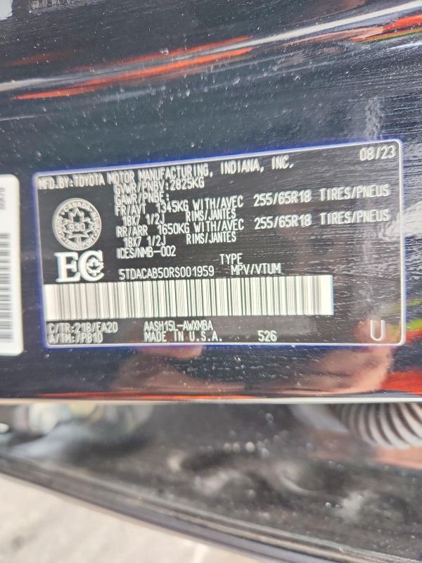 2024 Toyota Grand Highlander Hybrid xle