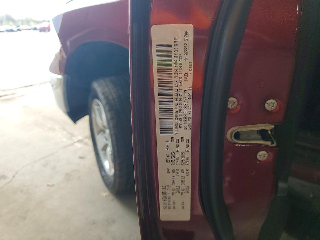2016 Dodge RAM 1500 SLT