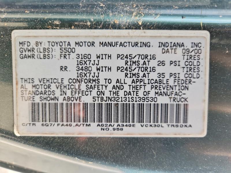 2001 Toyota Tundra Base