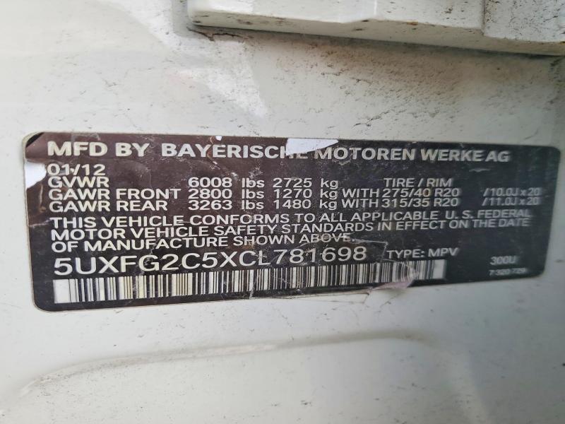 2012 BMW X6 Xdrive35i