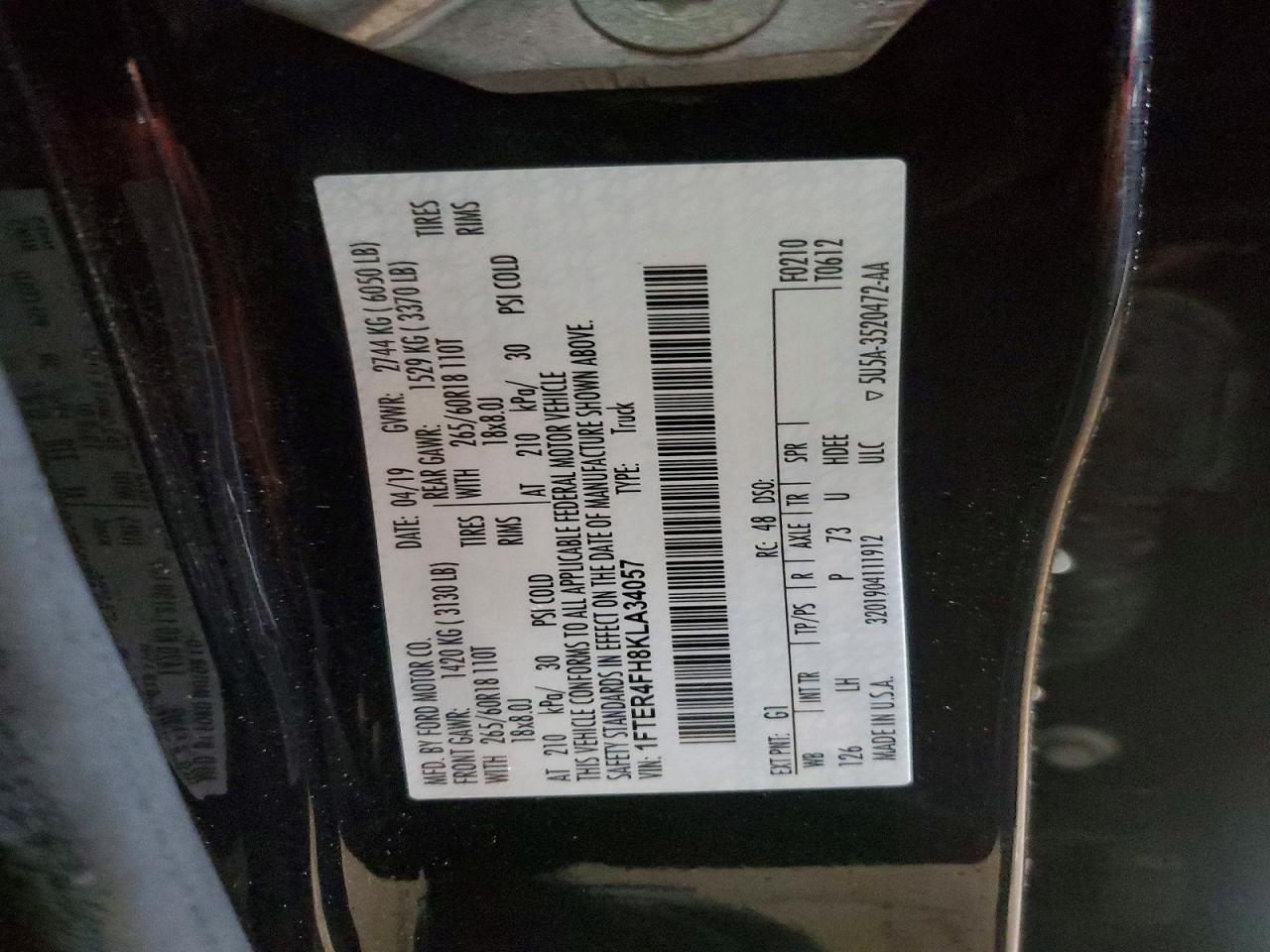 2019 Ford Ranger XL