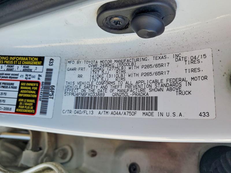 2015 Toyota Tacoma V6