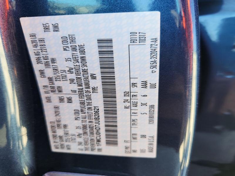 2018 Ford Escape sel