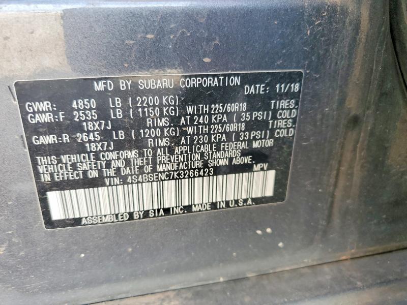 2019 Subaru Outback 3.6r Limited