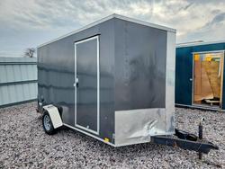Salvage trucks for sale at Franklin, WI auction: 2023 Pace American PSCBC7.0X12SE2FF Enclosed Cargo Trailer