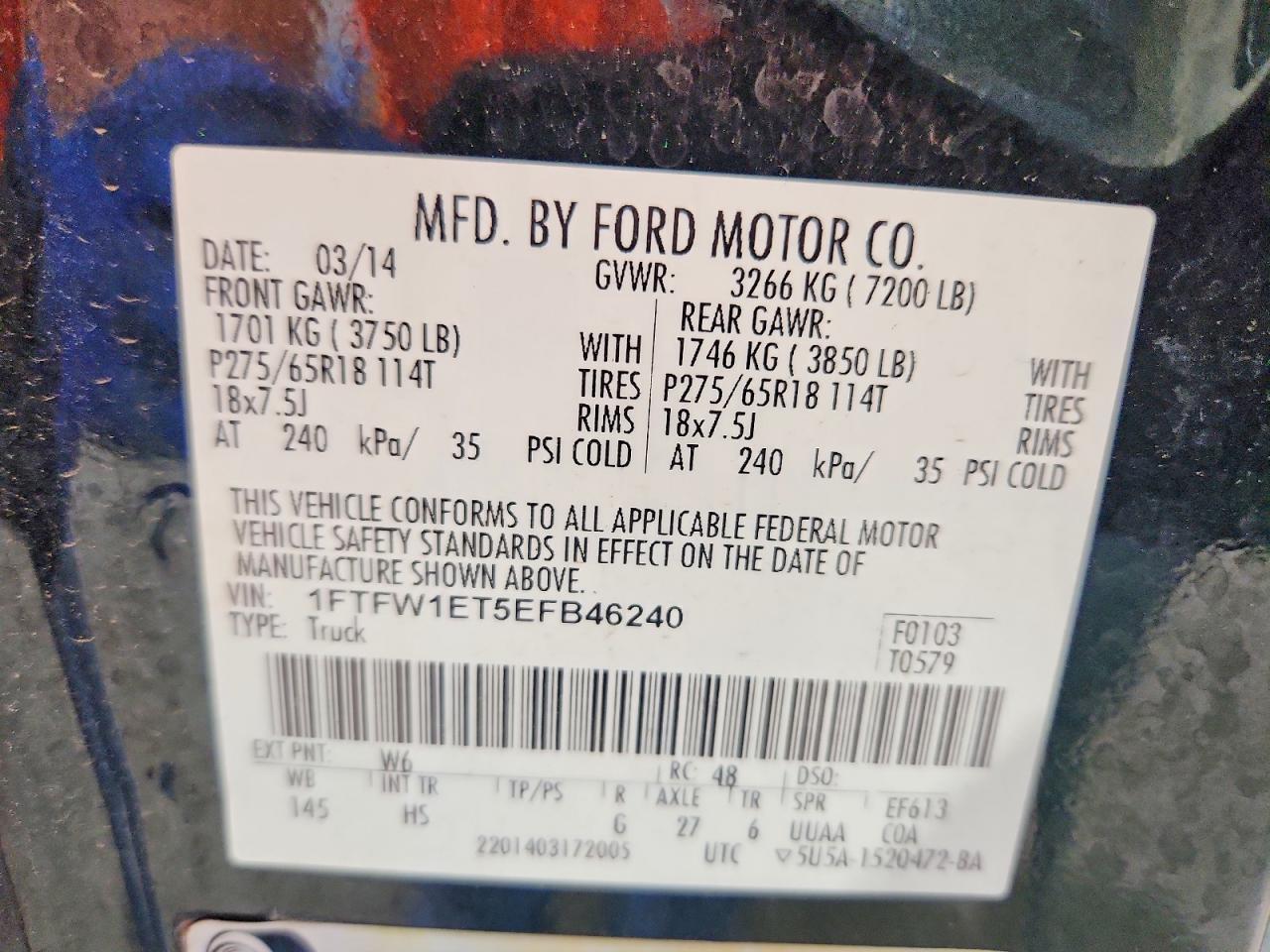 2014 Ford F150 Supercrew