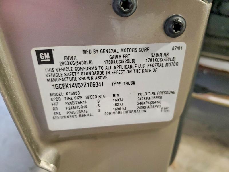 2002 Chevrolet Silverado K1500