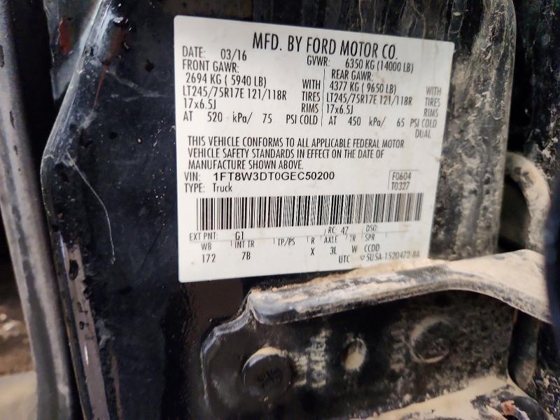 2016 Ford F350 Super Duty