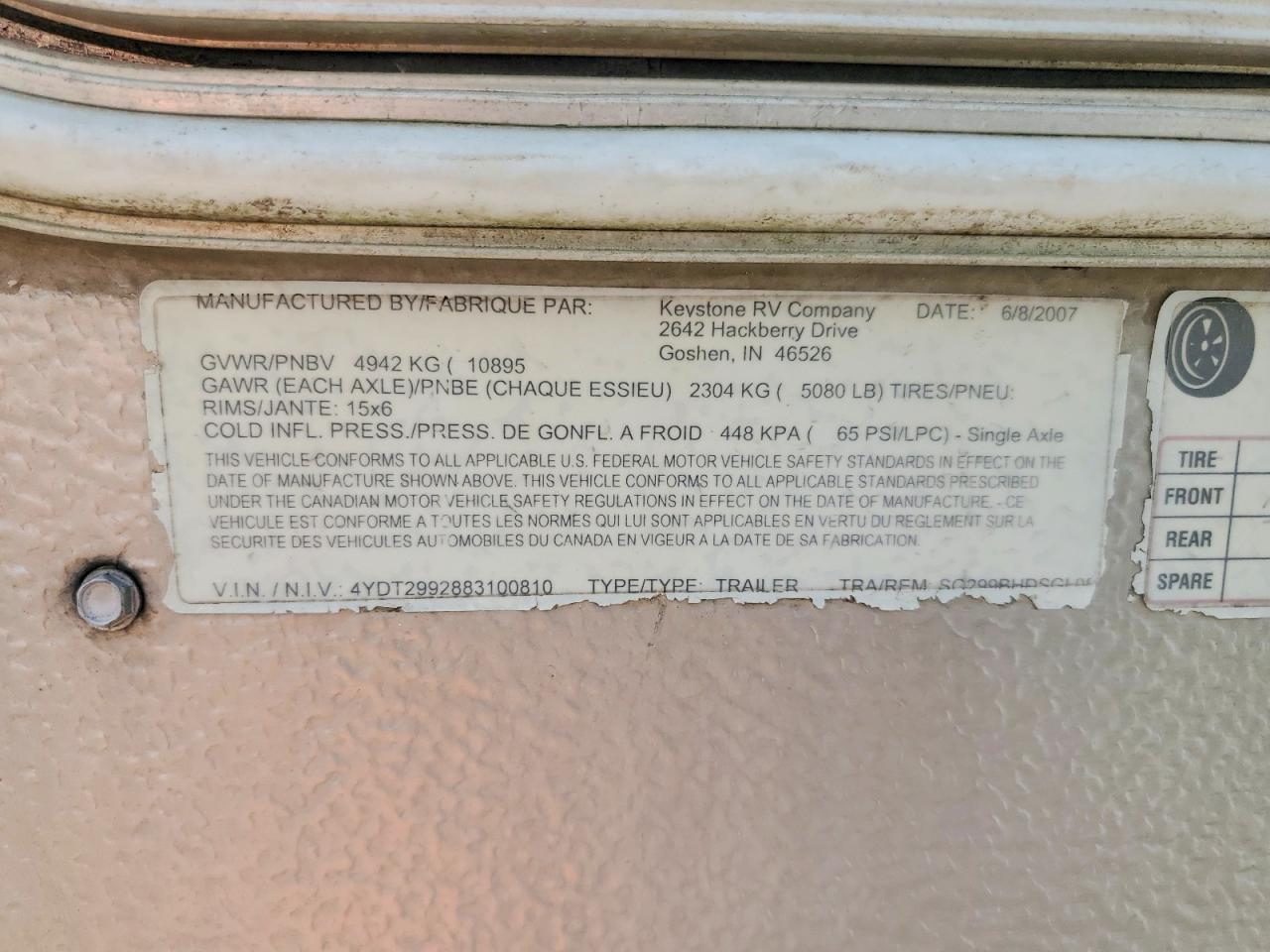 2008 Keystone Springdale Camper