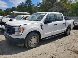 Salvage cars for sale from Copart Savannah, GA: 2021 Ford F150 Supercrew