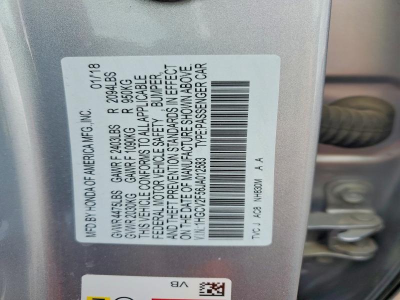 2018 Honda Accord exl