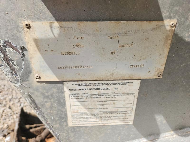 2017 Hilbilt END Dump Trailer