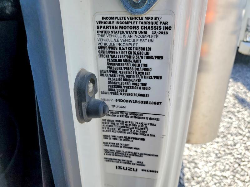 2016 Chev Rolet 4500 BOX Truck