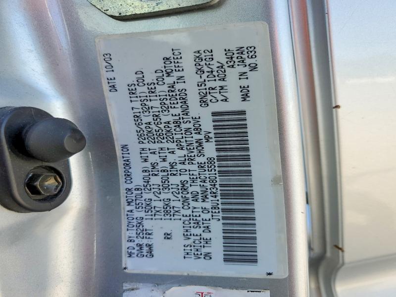 2004 Toyota 4runner SR5