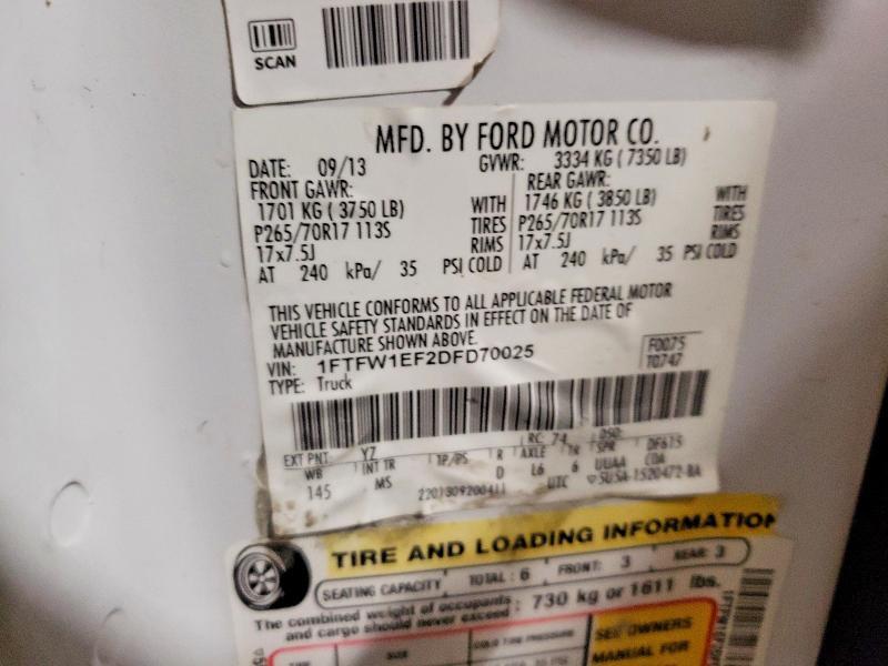 2013 Ford F150 Supercrew