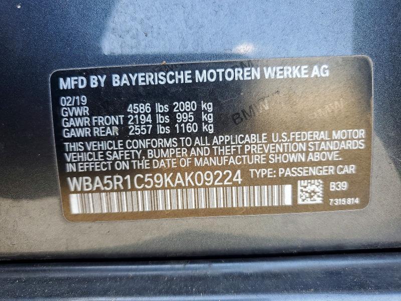 2019 BMW 330i