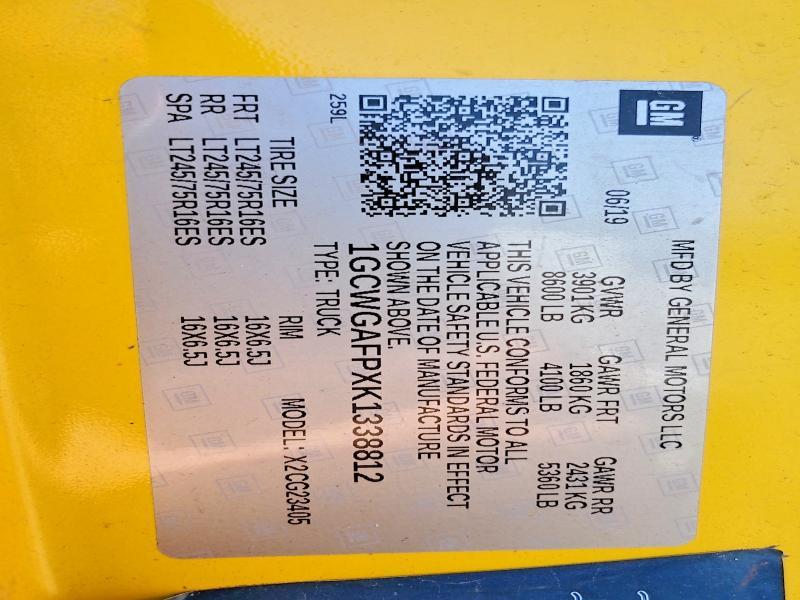 2019 Chevrolet Express 2500 Cargo Delivery van