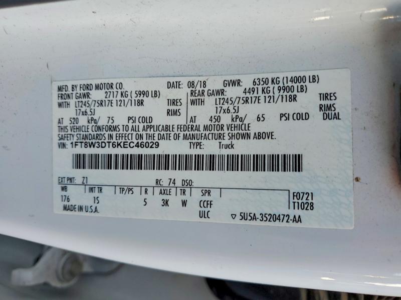 2019 Ford F350 Super Duty Utility / Service Truck