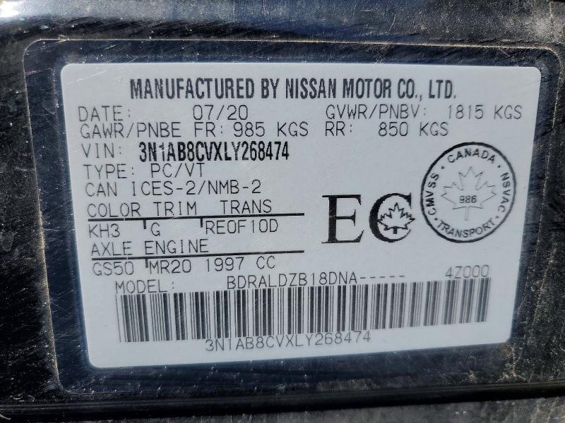 2020 Nissan Sentra sv