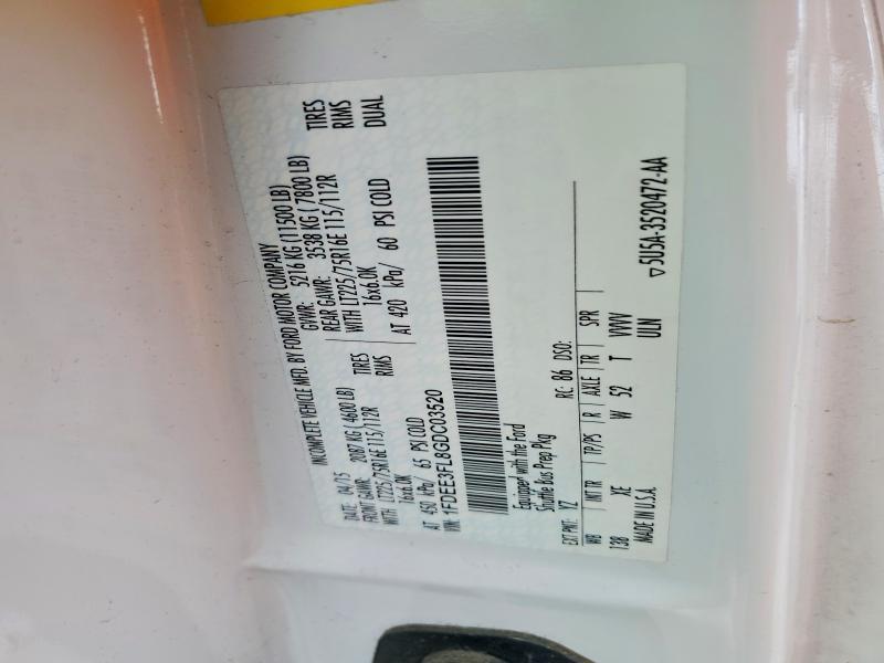 2016 Ford Econoline E350 Super Duty Cutaway van