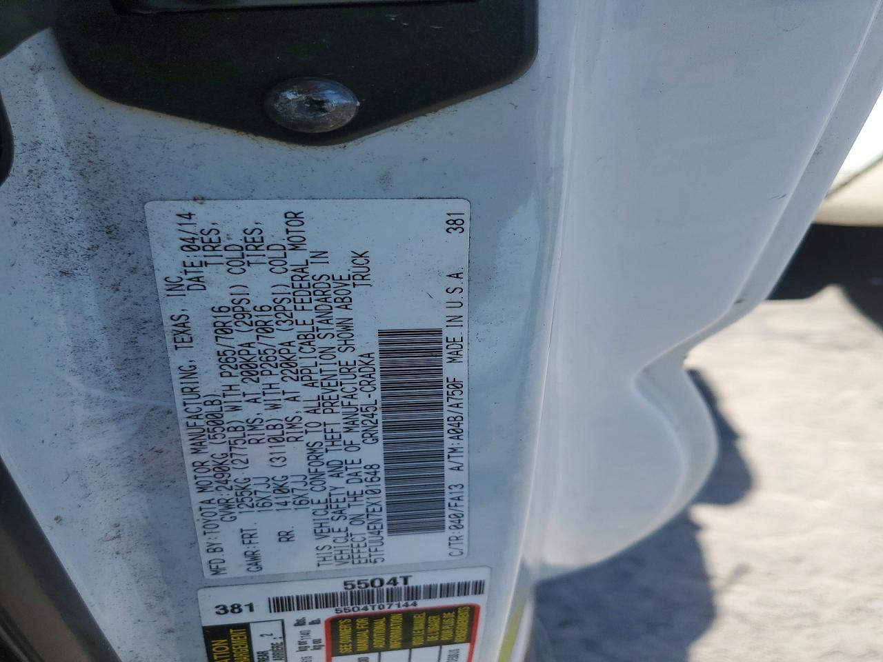 2014 Toyota Tacoma V6