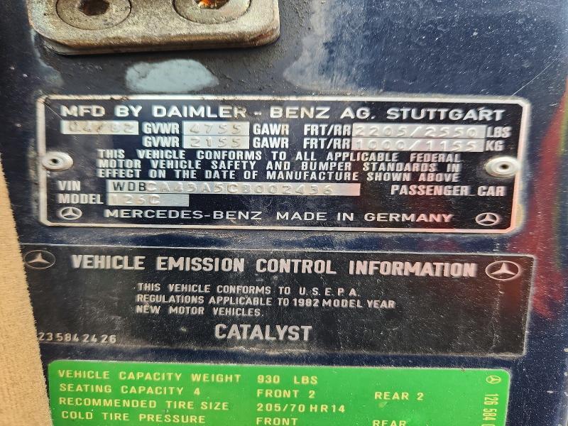 1982 Mercedes-Benz 380 sec