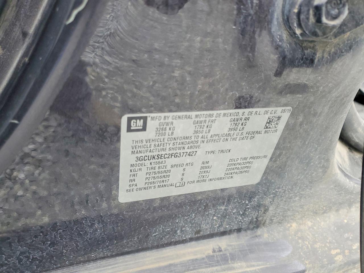 2015 Chevrolet Silverado K1500 LTZ