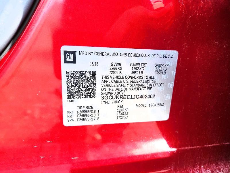 2018 Chevrolet Silverado K1500 LT