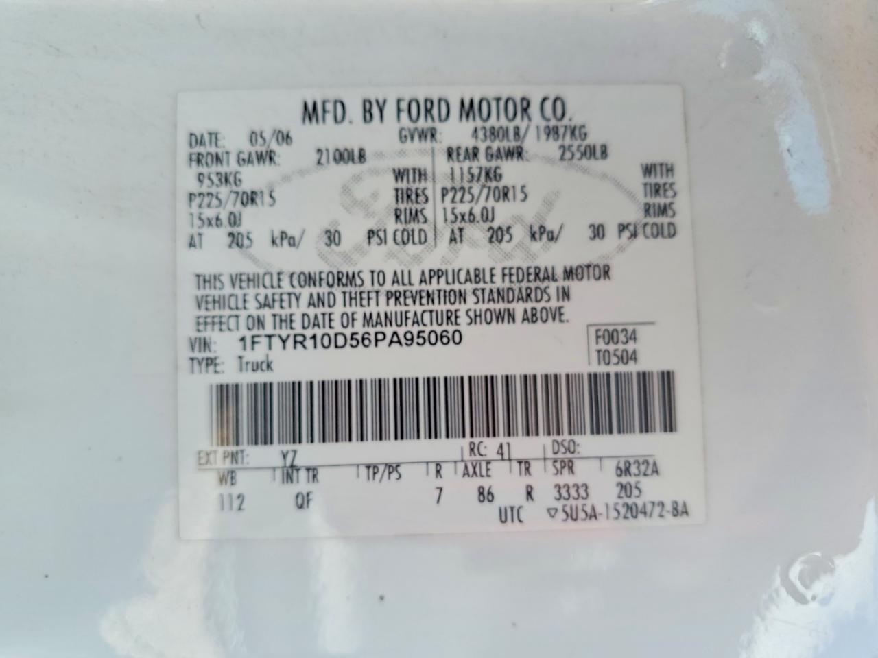 2006 Ford Ranger