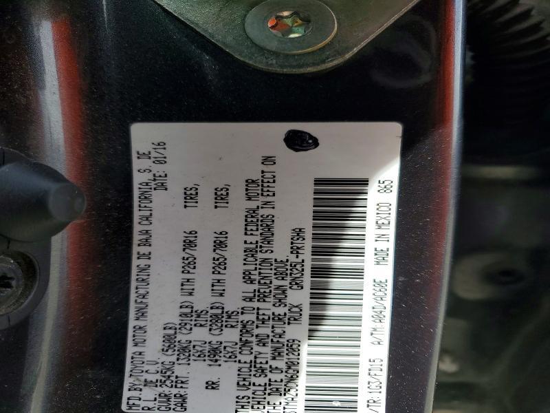 2016 Toyota Tacoma trd Off-road