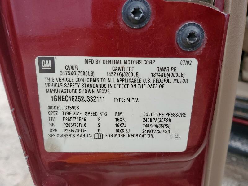 2002 Chevrolet Suburban C1500