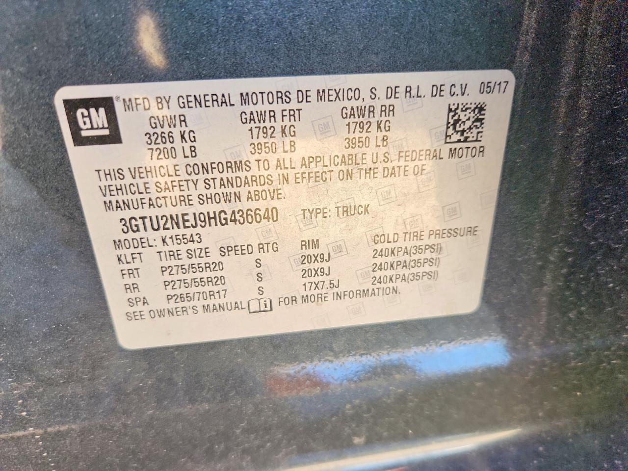 2017 GMC Sierra K1500 SLT
