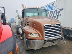 Salvage trucks for sale at Woodhaven, MI auction: 2013 Mack CXU613 Semi Truck