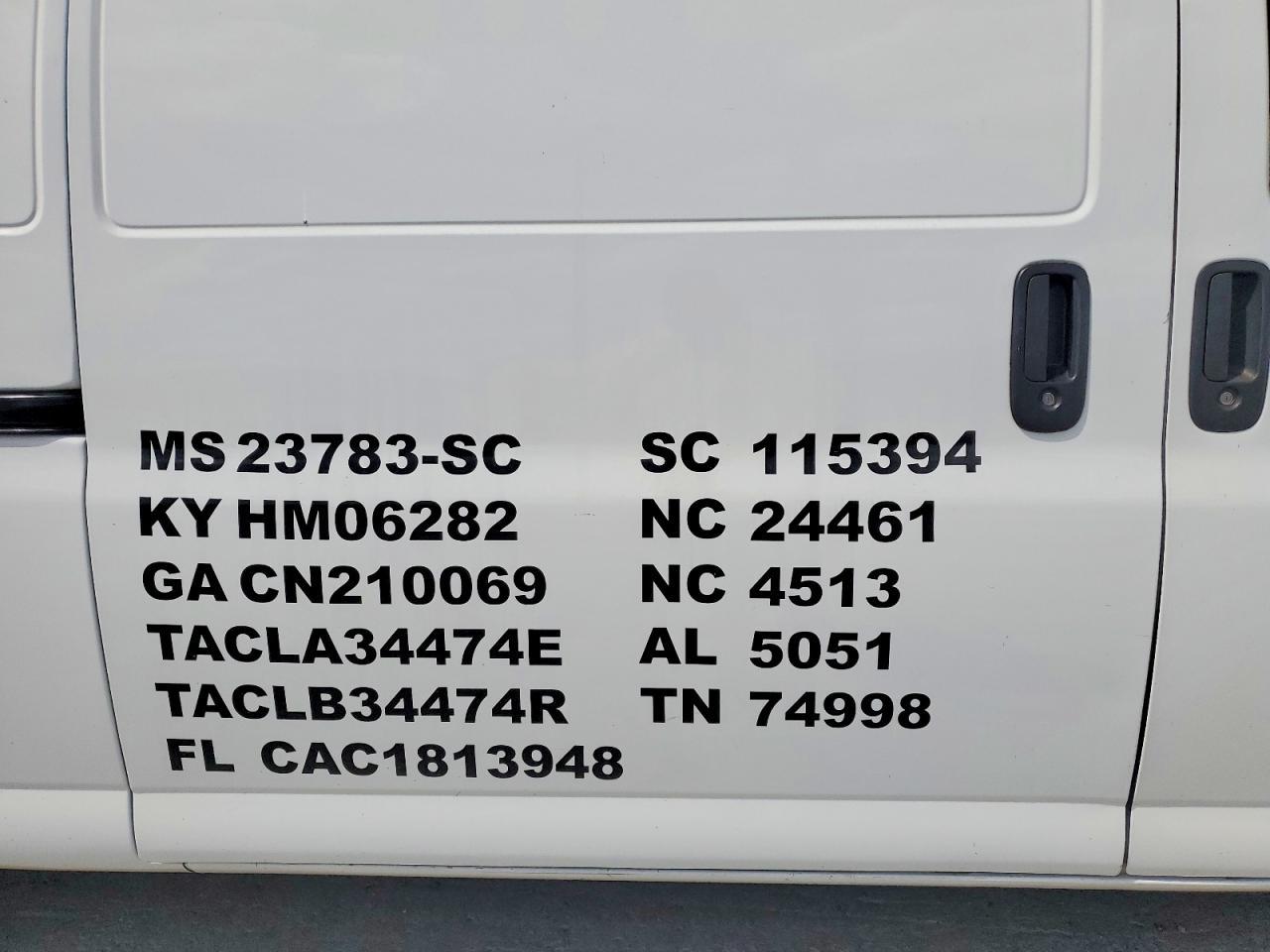2023 GMC Savana 2500 Cargo EXT Delivery Van