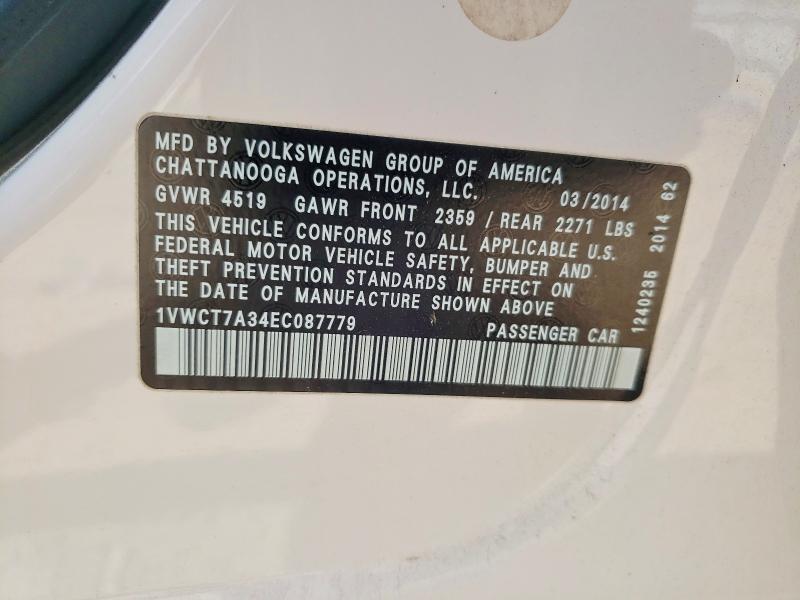 2014 Volkswagen Passat sel