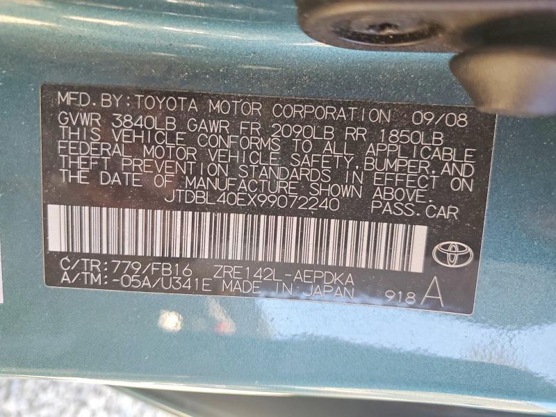 2009 Toyota Corolla le