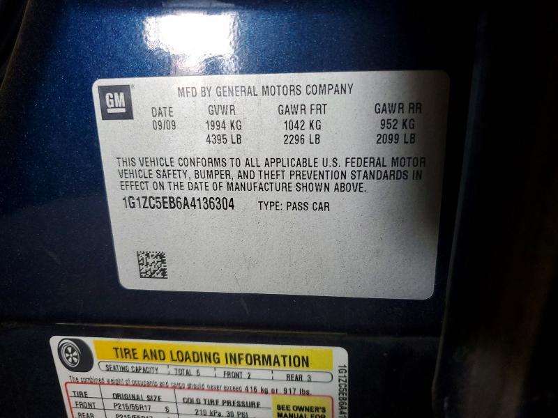 2010 Chevrolet Malibu 1LT