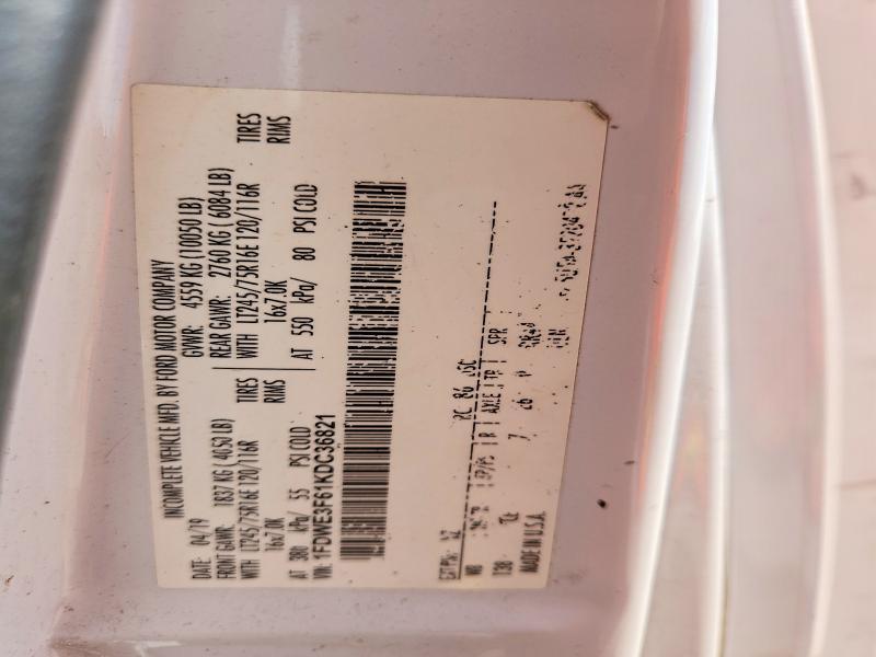 2019 Ford E350 Utility / Service Truck