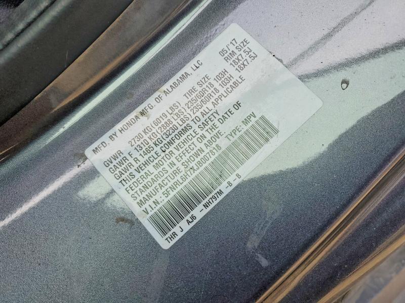 2018 Honda Odyssey exl