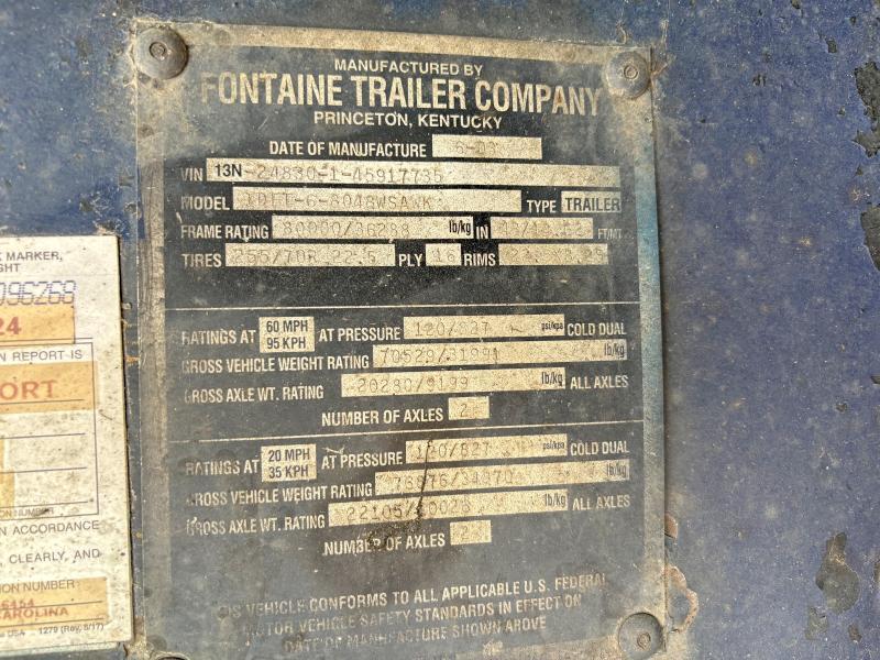 2004 Fontaine Drop Deck Trailer
