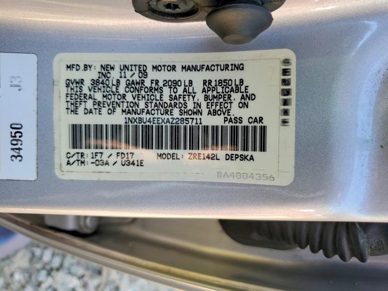 2010 Toyota Corolla s