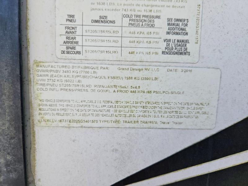 2016 Grand Design Im Recreational Vehicle (RV)