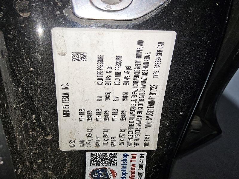2022 Tesla Model 3