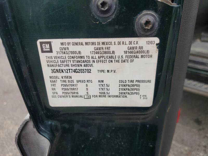 2004 Chevrolet Avalanche K1500