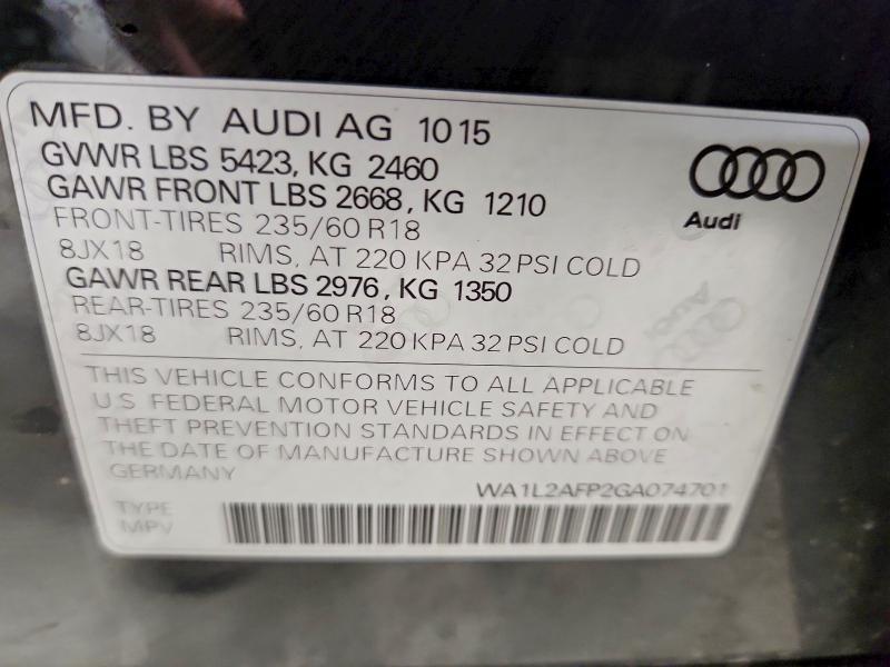 2016 Audi Q5 Premium Plus