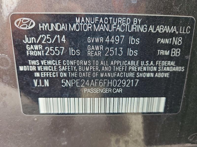 2015 Hyundai Sonata se