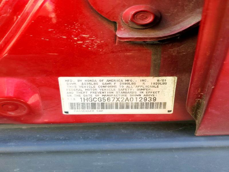 2002 Honda Accord se