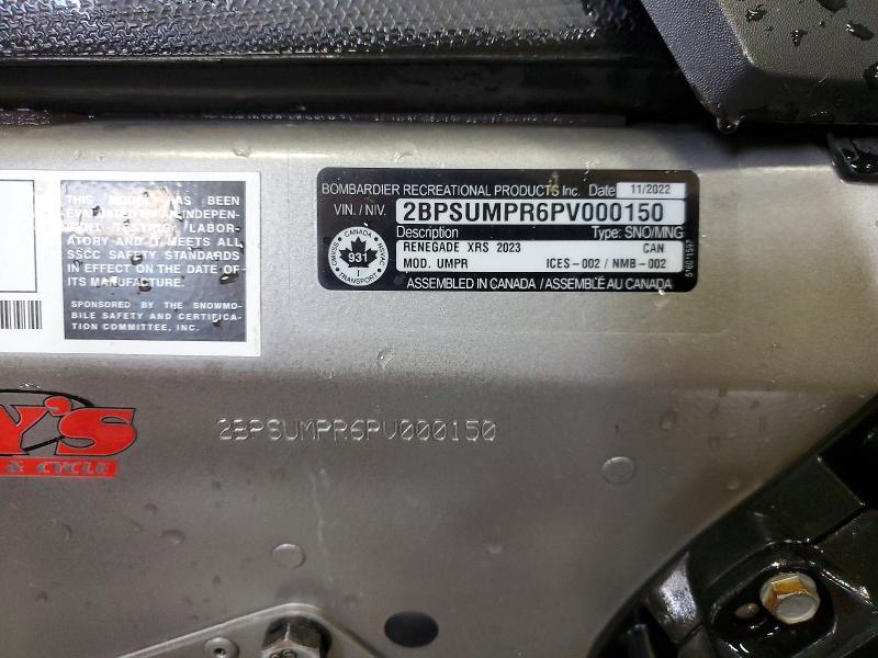 2023 Skidoo Renegade XRS